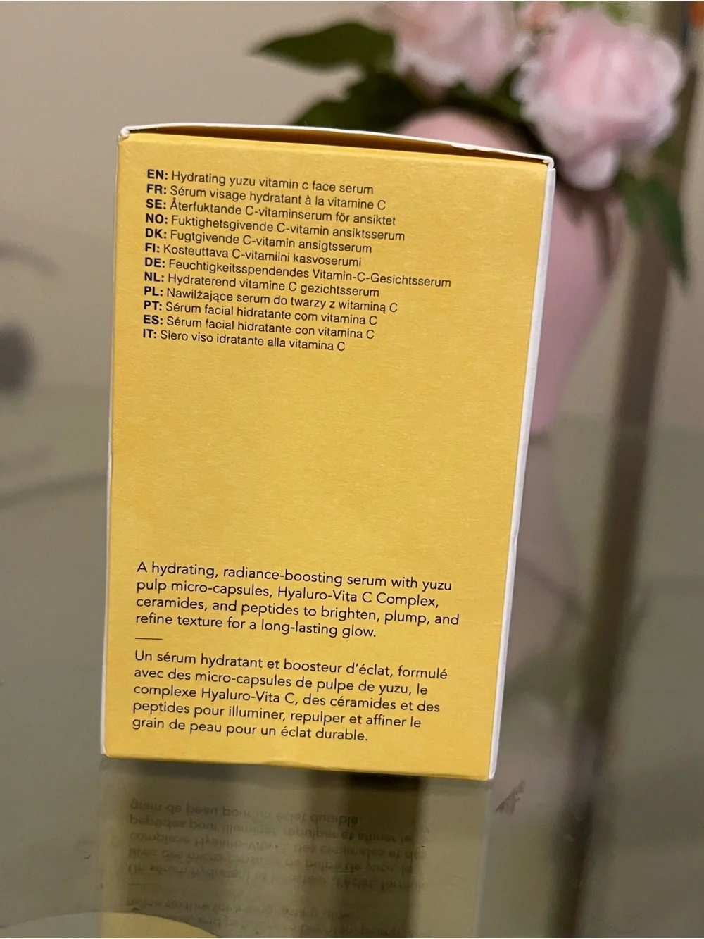 Yuzu Vitamin C + Water Blossom Serum — Yellow